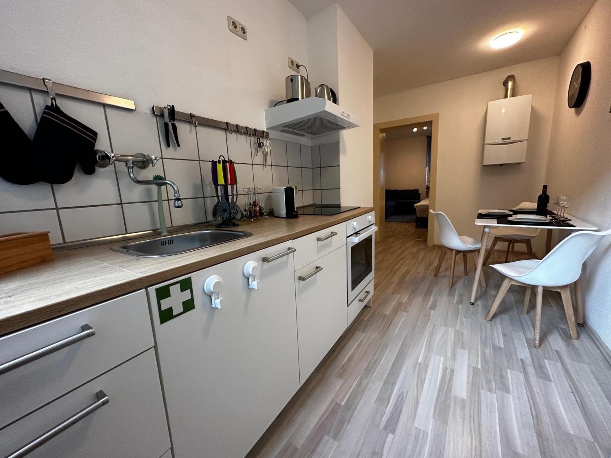 City Studios Mit Garten In Elberfeld- Zentral - Nespresso - Netflix Wuppertal Rum bild